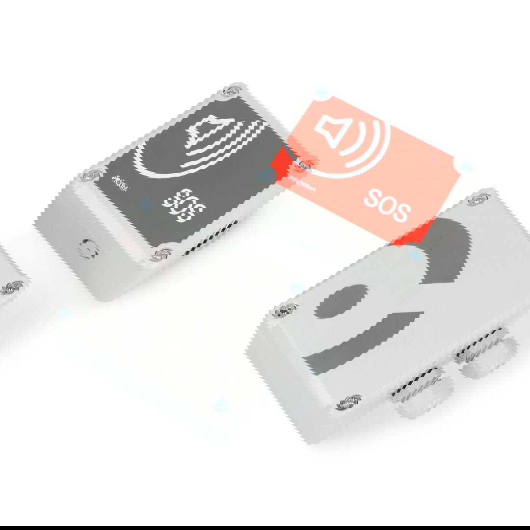 Proxima SOS - 1kanálový ovladač brány s otevřenou sirénou a dálkovými ovladači 433,92 MHz - 12 V / 24 V