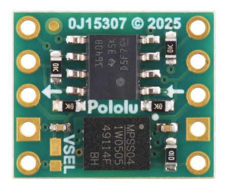 ISO1640 - Obousměrný I2C izolátor s izolovaným napájením - JST SH 4pinový - 5V/3,3V, 200mA - Pololu 5393