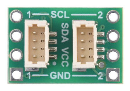 ISO1640 - Obousměrný I2C izolátor - JST SH 4kolíkový - 3 - 5,5 V / 2,25 - 5,5 V - Pololu 5391