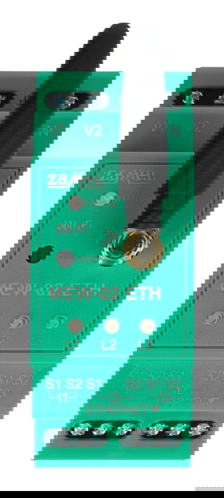 Zamel Supla MEW-02 ETH - 3F+N WiFi/Ethernet monitor spotřeby elektřiny