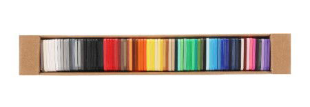 Vzorky bambusových filamentů - sada vzorků filamentů Bambu Lab - 80 ks.