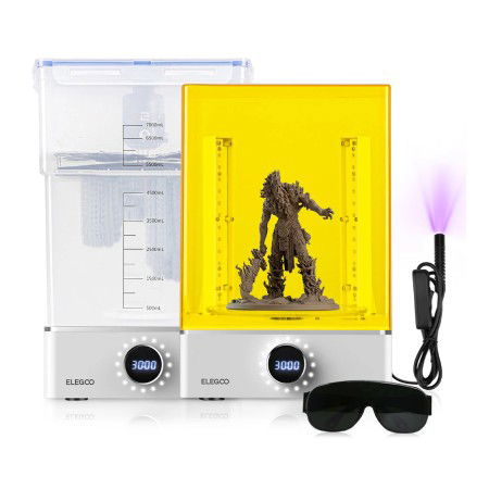 Sada zařízení pro mytí a vytvrzování výtisků - Elegoo Mercury XS Bundle