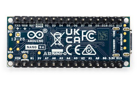 Arduino Nano R4 s konektory - ABX00143