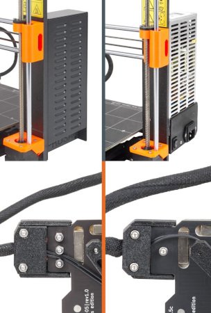 Porovnání platného a nekompatibilního zdroje napájení 3D tiskárny a vyhřívací podložky.