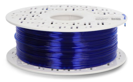Fiberlogy Easy PETG filament 1,75 mm 1 kg - průhledná tmavě modrá
