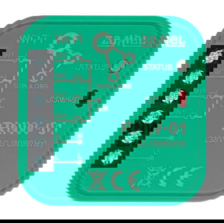 Zamel Supla RNW-01 - 4vstupové rozhraní 230 V AC - WiFi - aplikace pro Android / iOS
