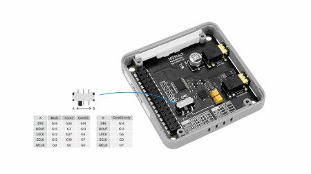 Audio modul s kodekem ES8388 - STM32G030 - pro vývojové moduly M5Core - M5Stack M144
