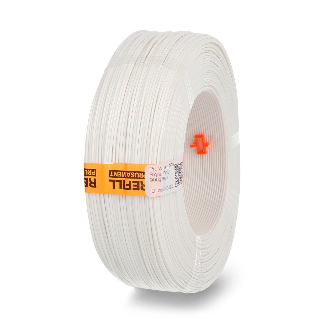 Náhradní struna Prusa PETG 1,75 mm 0,9 kg - Signal White NFC