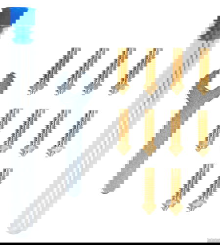 Sada trysek 0,4 mm / 0,6 mm / 0,8 mm / 1 mm pro 3D tiskárny Elegoo Neptune 4 Plus / 4 Max - mosaz