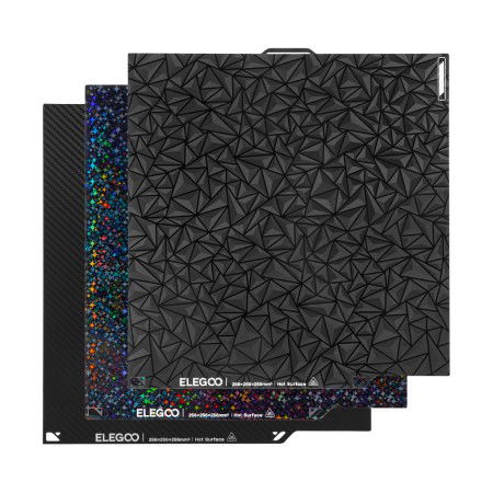 Sada oboustranných magnetických podložek pro 3D tiskárny Elegoo Centauri Carbon / Centauri - 3 ks - 256 x 256 mm