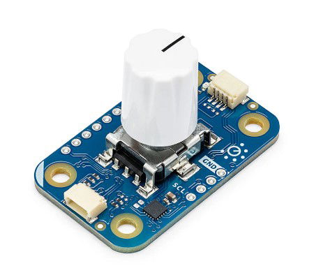 Arduino Modulino Knob - modul s rotačním enkodérem a tlačítkem - Qwiic - ABX00107