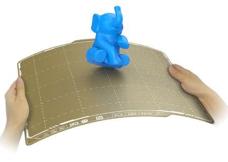 BIQU Panda Dual Textured PEI - Oboustranná magnetická fólie - pro tiskárny Bambu Lab P1, X1 a A1 - 257 x 257 mm