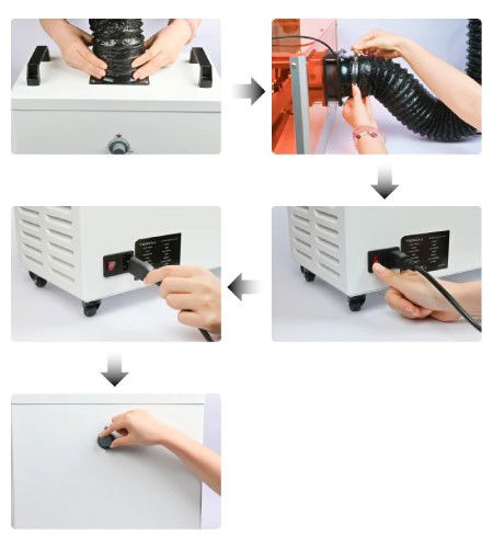 Čistička kouře - čistička vzduchu pro laserové plotry TOOCAA