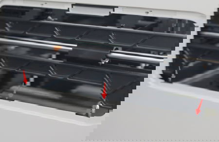 Boční sklo - levé - pro tiskárny Bambu Lab řady H2C a H2D.