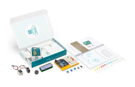 Starter Kit pro Arduino R4 K000007_R4 - oficiální startovací sada s deskou Arduino Uno R4