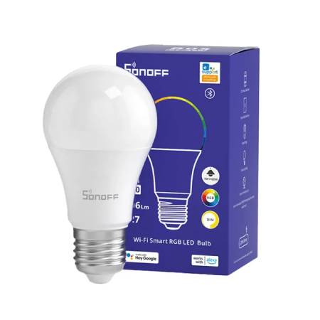 Sonoff B02-B-A60 - chytrá E27 WiFi LED žárovka - bílá