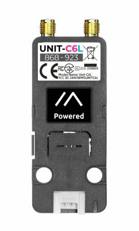 Jednotka C6L - LoRa modul pro Meshtastic - SX1262, ESP32-C6 - M5Stack U202