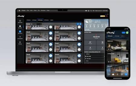 Shelly 3EM-63W Gen3 - Jednofázový/Třífázový WiFi/Bluetooth elektroměr - Kabelový