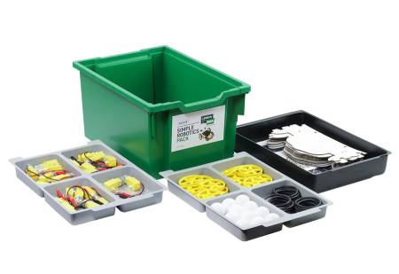 Lekce v krabici - Jednoduchá robotika - stavebnice elektronických součástek pro BBC micro:bit - Kitronik 5657