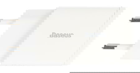 Kompaktní rychlonabíječka Baseus USB-A / USB-C - napájecí adaptér - 5V / 3A 20W - bílá