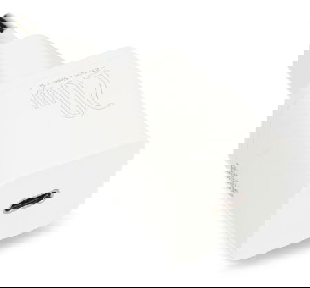 Rychlonabíječka Baseus Super Si s USB-C napájecím adaptérem - 5V/3A 20W - bílá