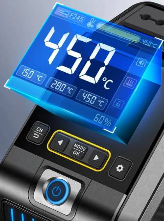 Pájecí stanice FNIRSI DWS-200 F - 200 W