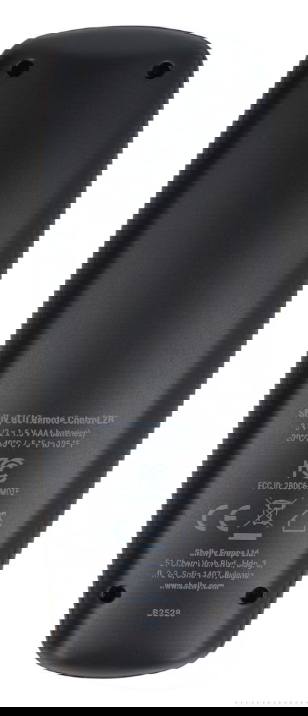 Shelly BLU Dálkový ovladač ZB - Dálkový ovladač pro chytrou domácnost - ZigBee / Bluetooth - Černý