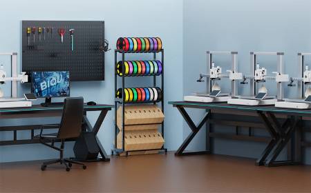 BIQU Panda Feed Rack - Stojan na filamenty pro 3D tisk - 5 úrovní - 40+ cívek