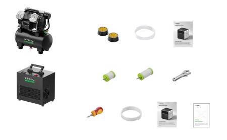 xTool Selected Air Compressor & Air Dryer - sušička vzduchu a kompresor pro systémy MetalFab