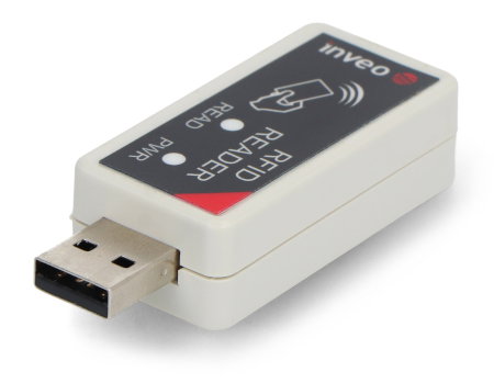 Inveo - RFID USB kapesní čtečka - unikátní 125 kHz flash disk