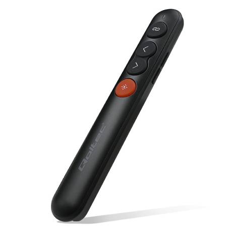 Laserové ukazovátko - 4v1 prezentér - USB 3.0 - 2,4 GHz - 30 m - Qoltec 50631
