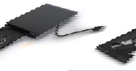 Externí mechanika - DVD-RW USB 3.0 vypalovačka pro čtení a zápis CD/DVD - Qoltec 51857