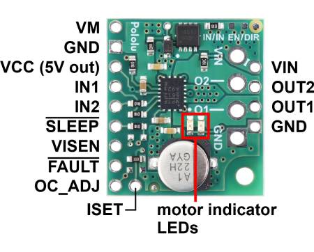 MPQ6612A - Jednokanálový regulátor motoru 40V/4A - Pololu 5285