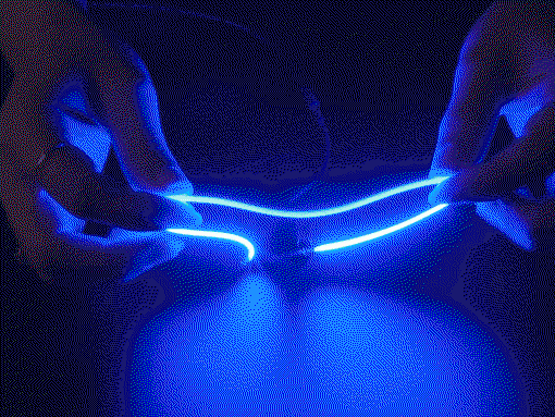 Flexibilní LED filament - Noodle flexibilní LED pásek - 3V 130mm