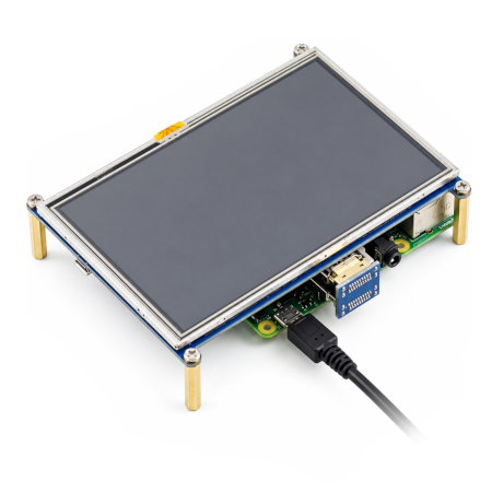 Kompaktní dotykový displej 5" navržený pro projekty s Raspberry Pi