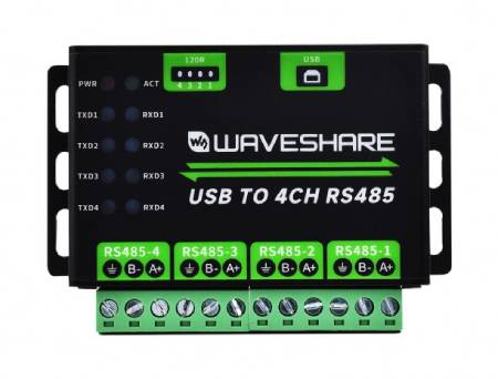 Převodník USB - 4kanálový RS485 - CH344L - Waveshare 25219