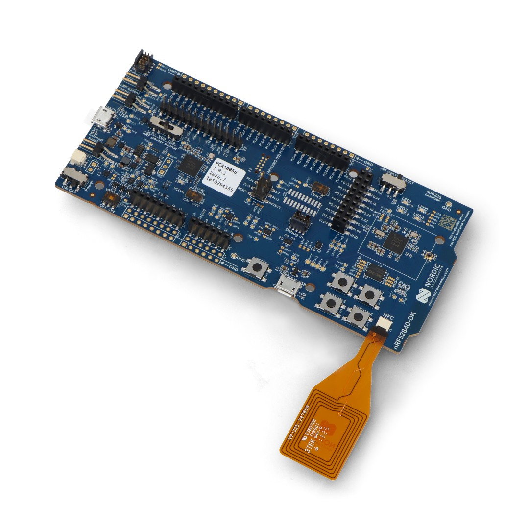 nRF52840-DK - vývojová sada - Bluetooth / Thread / ZigBee / NFC - Nordic Semiconductor