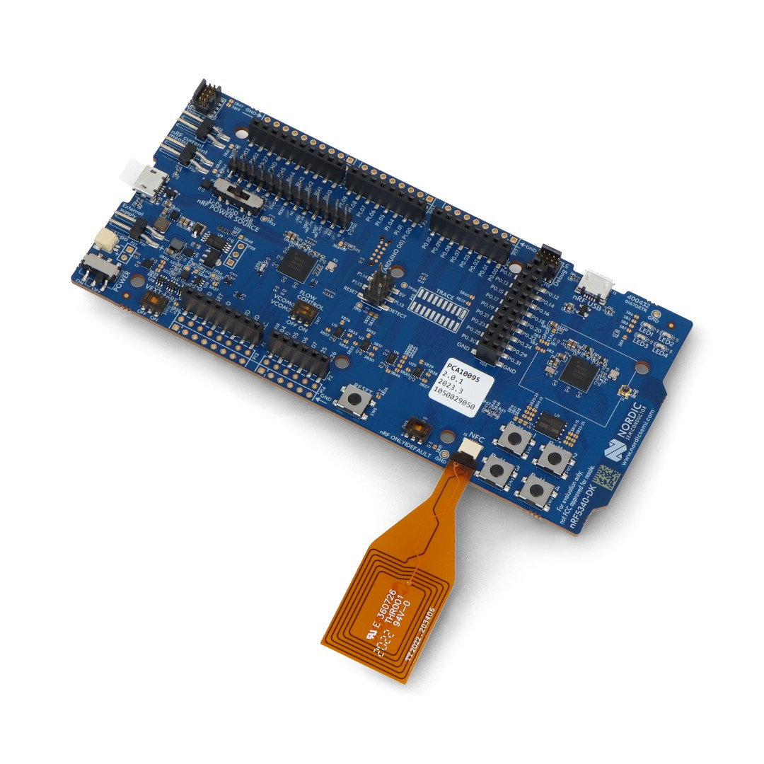 nRF5340-DK - vývojová sada - Bluetooth / Thread / ZigBee / Matter / NFC - Nordic Semiconductor