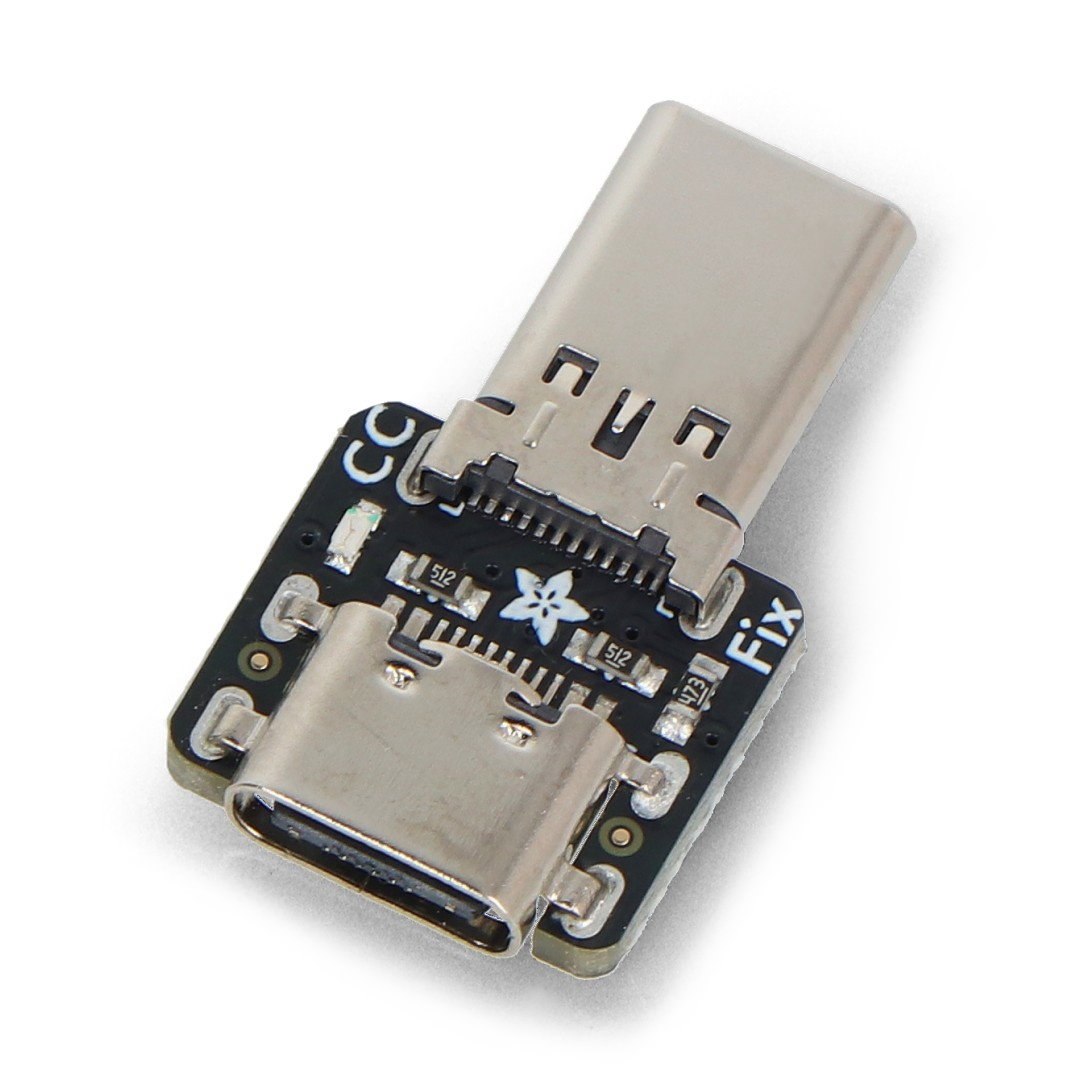 Opravář rezistorů USB typu C CC - adaptér USB C s rezistory CC 5,1 kΩ - Adafruit 6323