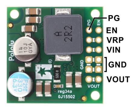 D42V55F12 - snižující měnič - 12 V 4,5 A - Pololu 5577