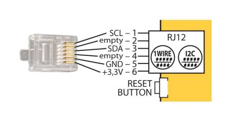 Tinycontrol AHT20 - senzor teploty a vlhkosti - I2C