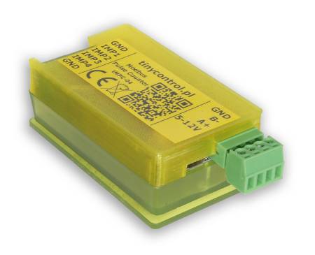 Tinycontrol tMPC-04 - 4kanálový čítač impulsů Modbus RTU