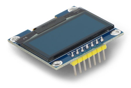1,3'' OLED displej 128 x 64 px SPI - SH1106 - bílý