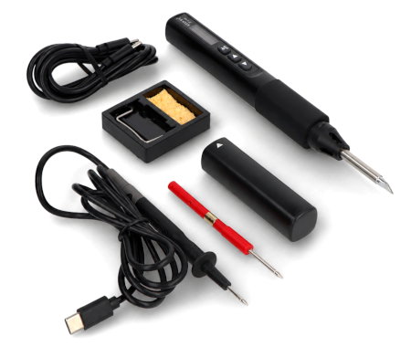 Chytrá přenosná páječka s multimetrem a dobíjecí baterií - USB typu C PD/QC - 75W - ZOYI ZT-N2