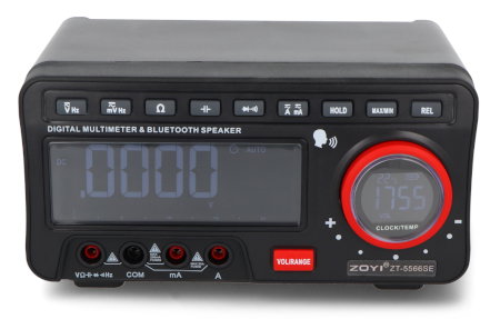 True RMS multimetr s Bluetooth reproduktorem - ZOYI ZT-5566S