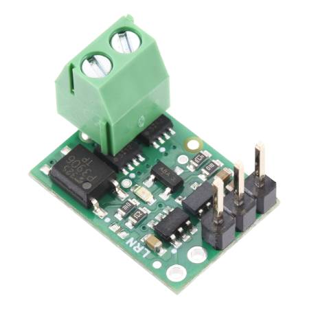 RC spínač s izolovaným polovodičovým relé SPST - 30V 10A - Pájené konektory - Pololu 5424