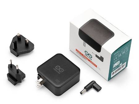 Napájecí zdroj pro Arduino s USB-C konektorem - oficiální 65W napájecí zdroj pro Arduino s USB-C konektorem - TPX00256