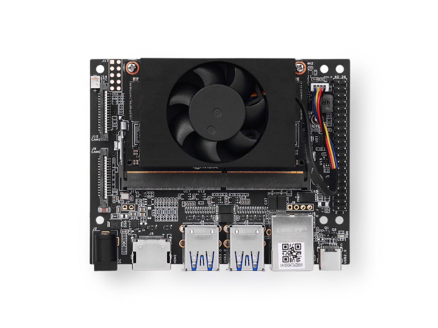 reComputer J401 Nano Bundle - Nvidia Jetson Orin Nano 8GB RAM + 256GB NVMe - bez krytu - Seeedstudio 100088050